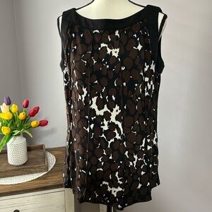 Studio I Sleeveless Tunic Size 14 Animal Print